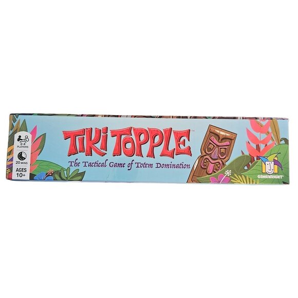 Tiki Topple Board Game - Tactical Totem Domination - Ages 10+ - Picture 4 of 6